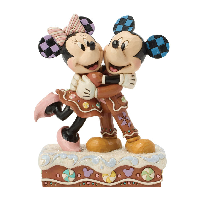 Figura de Mickey y Minnie Mouse de jengibre