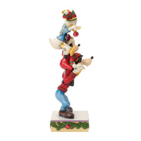 Figura Disney Traditions: Mickey, Donald y Goofy apilados