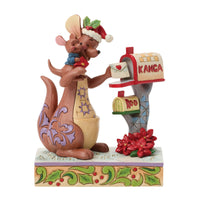 Figura navideña de Kanga y Roo | Disney Traditions