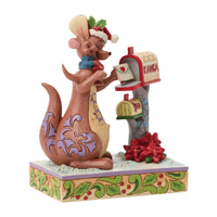 Figura navideña de Kanga y Roo | Disney Traditions