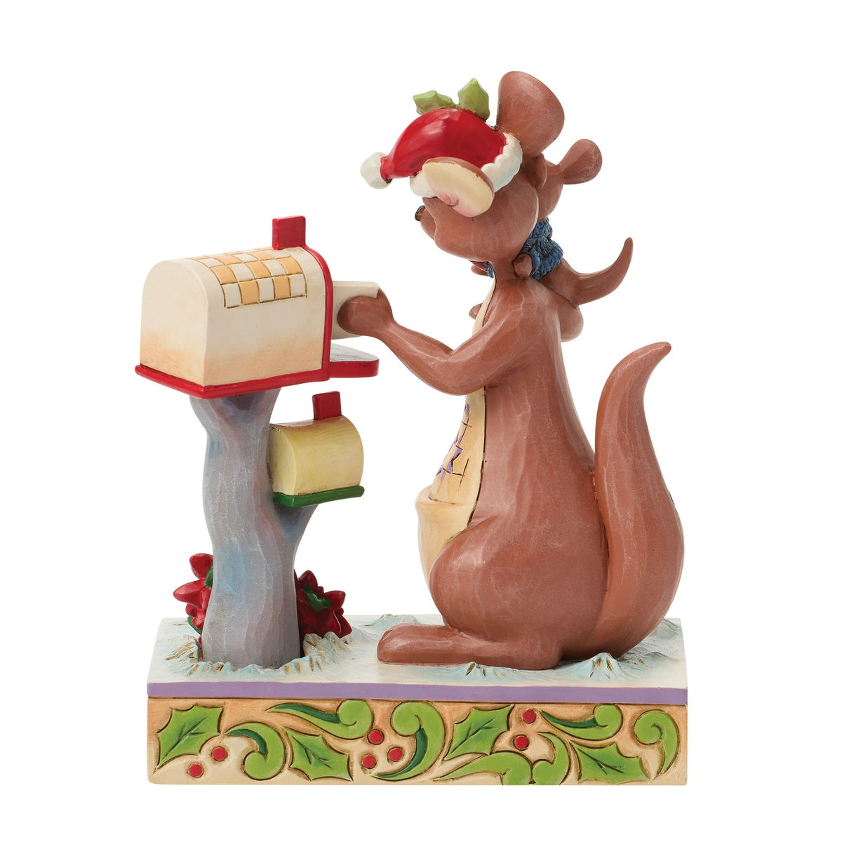 Figura navideña de Kanga y Roo | Disney Traditions