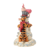 Disney Traditions: Pooh y sus amigos con muñeco de nieve