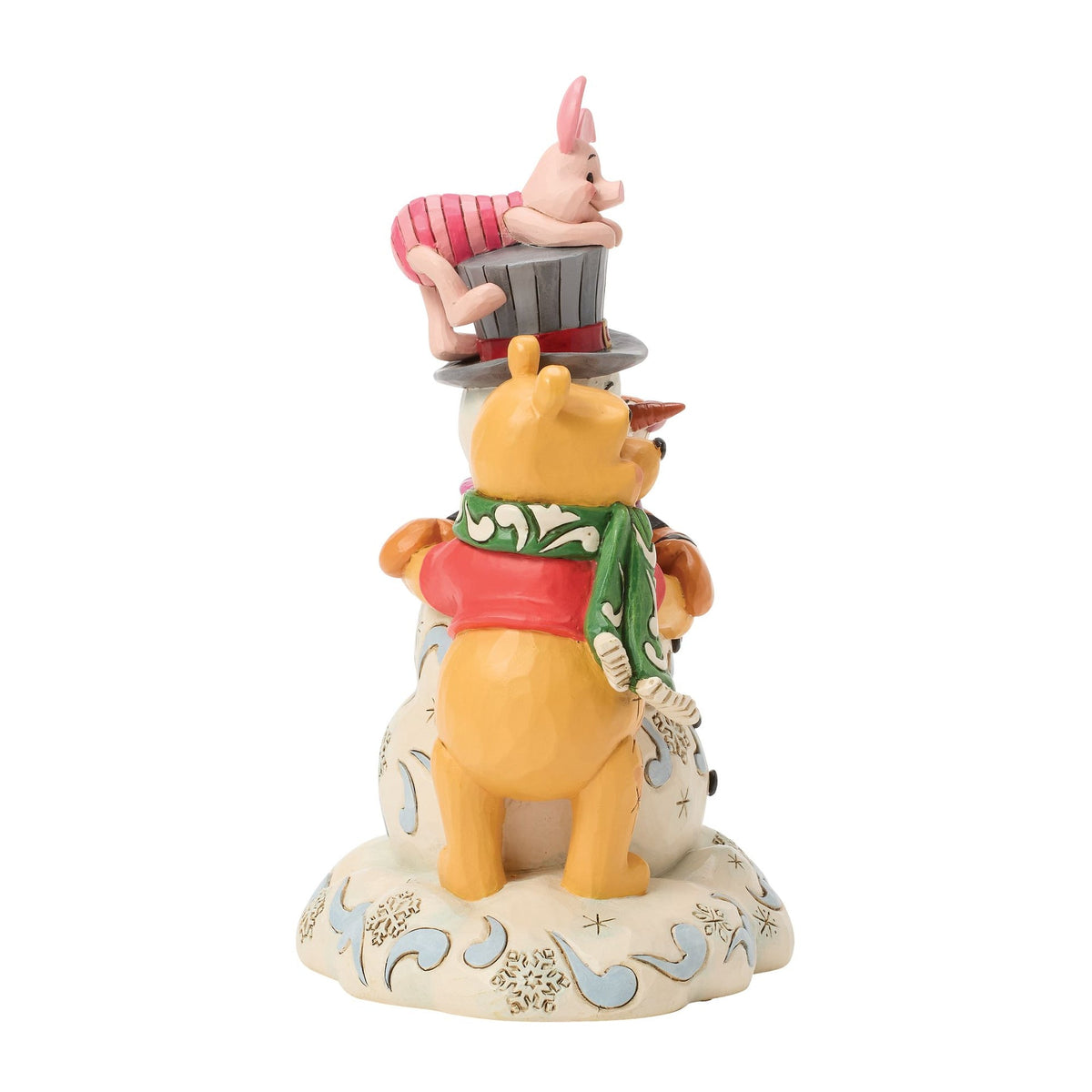 Disney Traditions: Pooh y sus amigos con muñeco de nieve