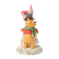 Disney Traditions: Pooh y sus amigos con muñeco de nieve