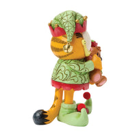 Figura de Garfield y Pooky vestidos de elfos