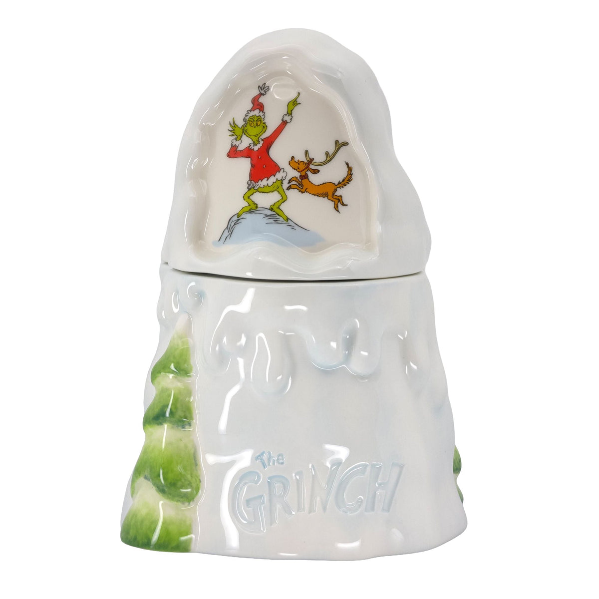 Frasco para galletas del Grinch en el Monte Crumpit