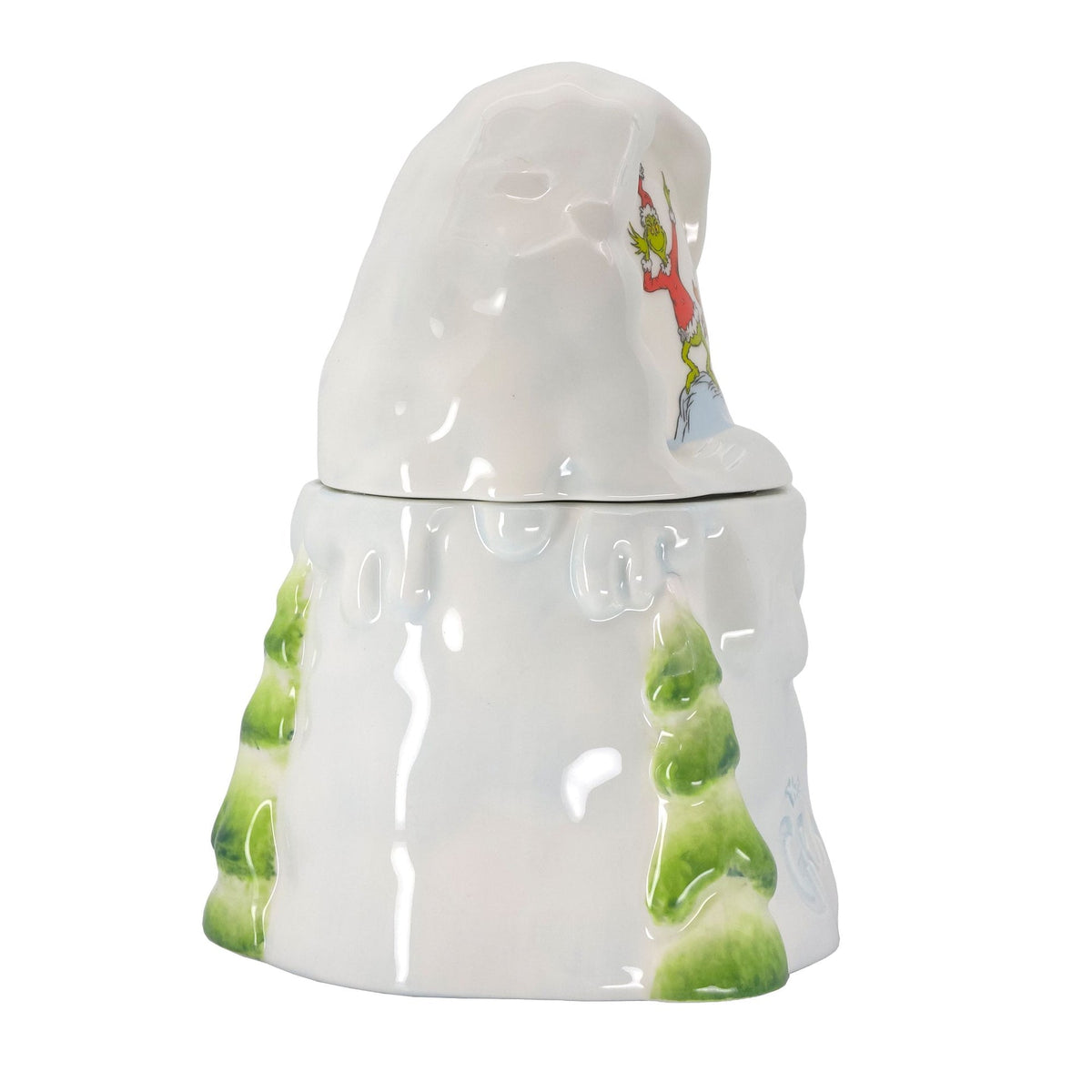 Frasco para galletas del Grinch en el Monte Crumpit