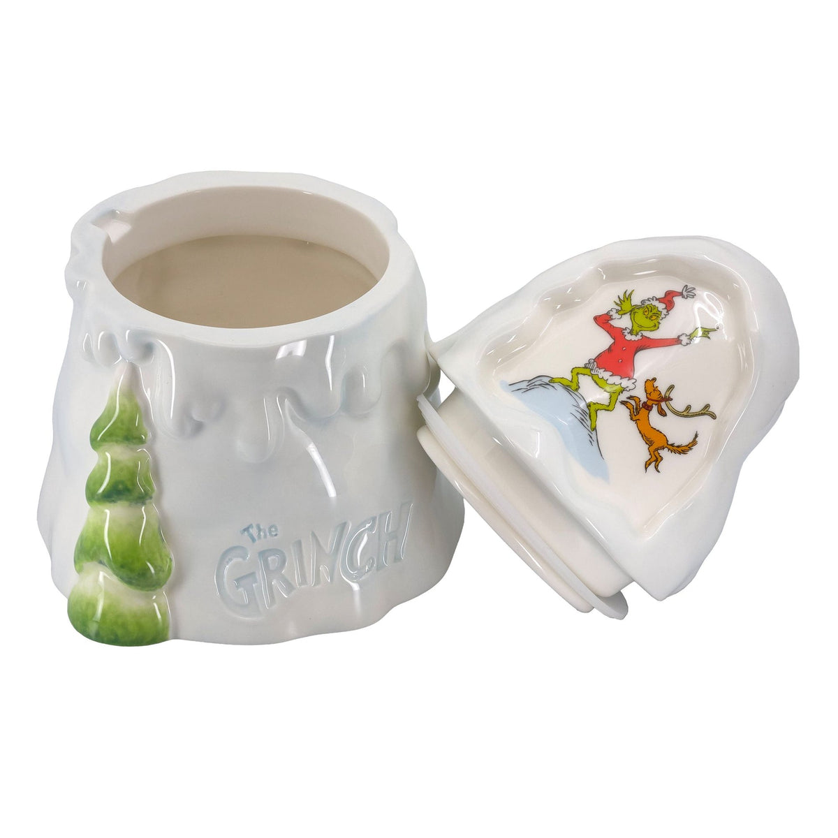 Frasco para galletas del Grinch en el Monte Crumpit