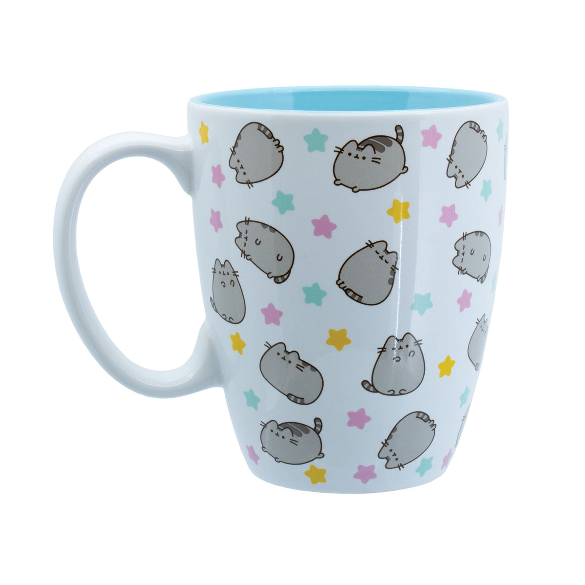 Taza Pusheen con diseño de estrellas