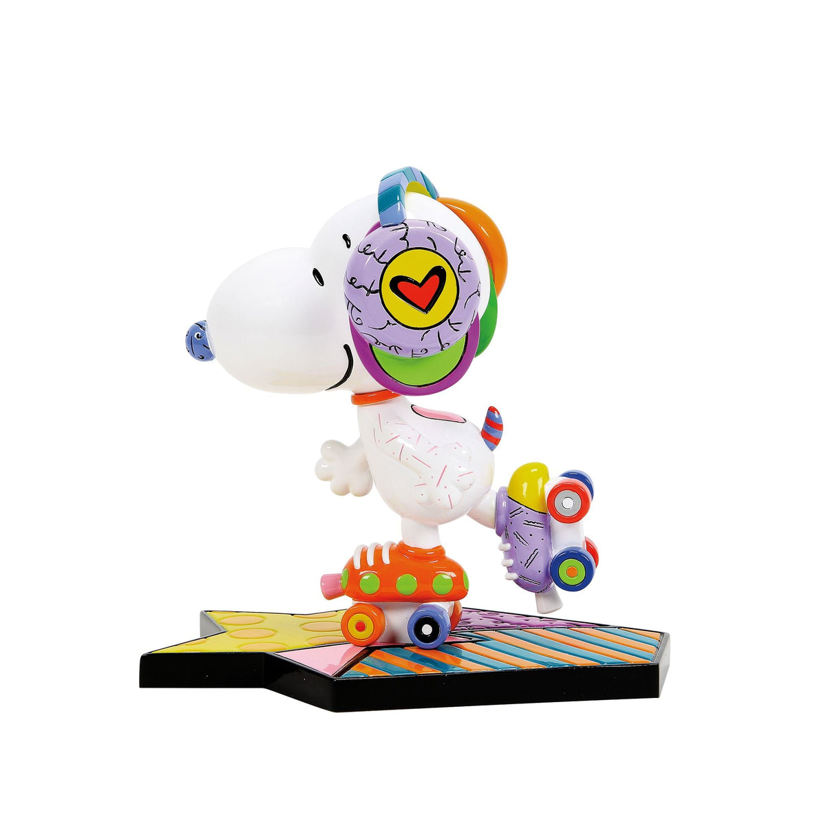 Figura de Snoopy en patines - Peanuts x Britto