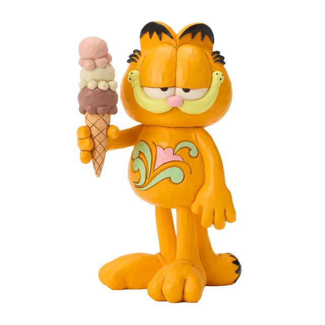 Figura de Garfield con helado, de Jim Shore
