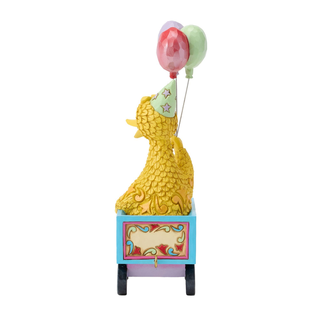 Figura Big Bird en tren de cumpleaños - Sesame Street