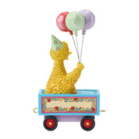 Figura Big Bird en tren de cumpleaños - Sesame Street
