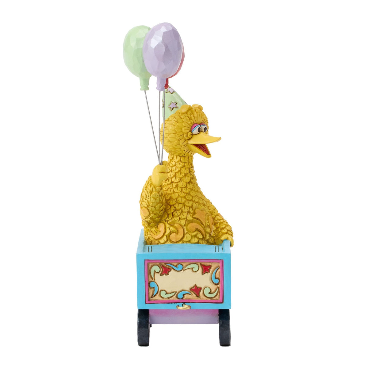 Figura Big Bird en tren de cumpleaños - Sesame Street
