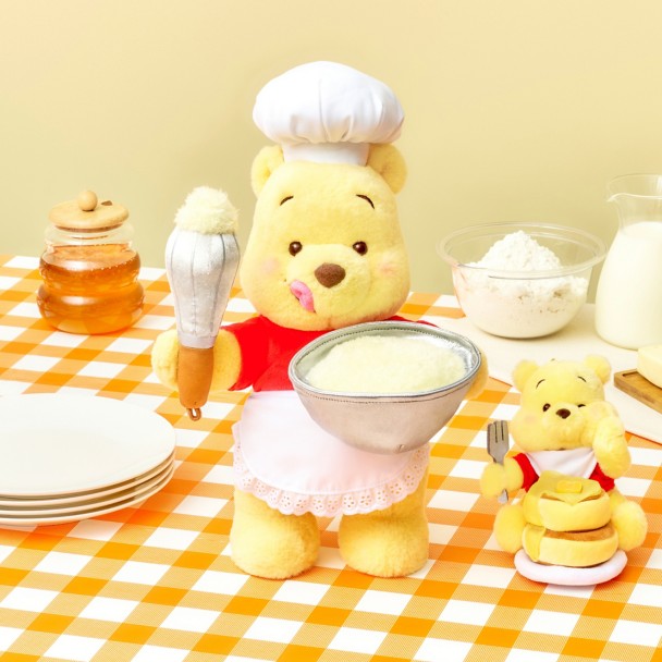 Llavero de peluche Winnie the Pooh con panqueques