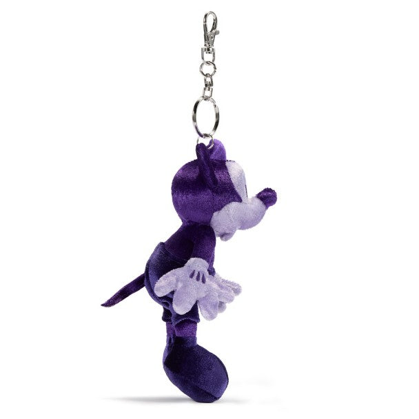 Llavero de peluche morado de Mickey Mouse