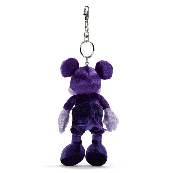 Llavero de peluche morado de Mickey Mouse