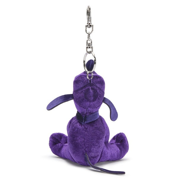Llavero colgante de bolso de Pluto de peluche morado