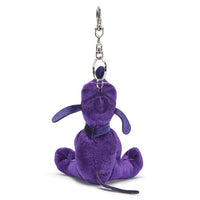 Llavero colgante de bolso de Pluto de peluche morado