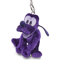 Llavero colgante de bolso de Pluto de peluche morado