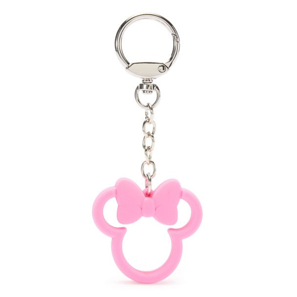 Llavero de silicona con ícono de Minnie Mouse