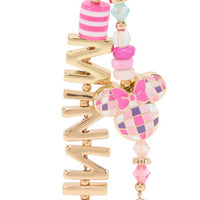 Llavero de Minnie Mouse con borla y dije