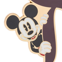 Llavero para bolso Mickey Mouse Disneyland “D” burdeos