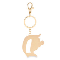Llavero para bolso Mickey Mouse Disneyland “D” burdeos