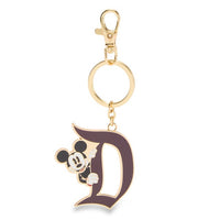 Llavero para bolso Mickey Mouse Disneyland “D” burdeos
