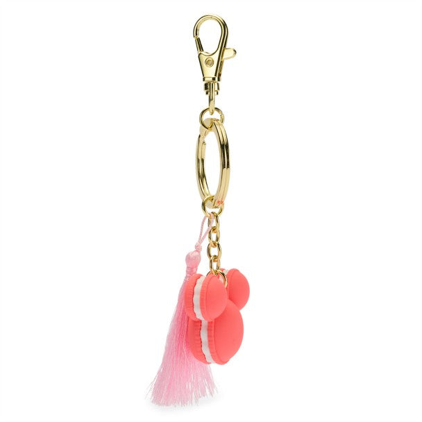 Llavero macaron con ícono de Mickey Mouse - rosado