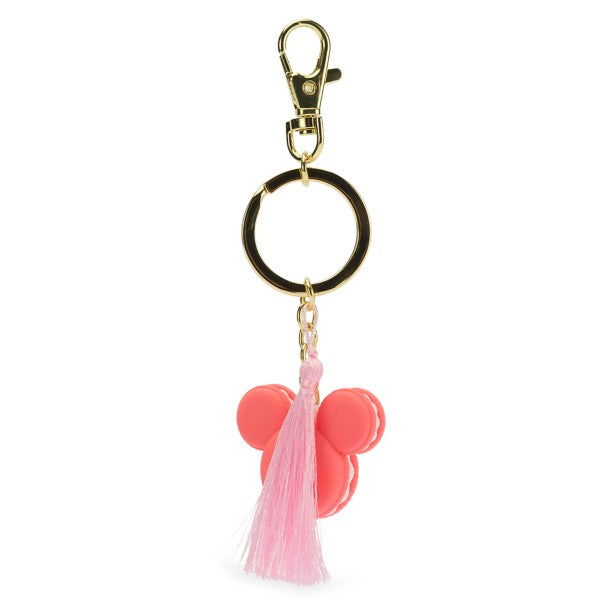 Llavero macaron con ícono de Mickey Mouse - rosado