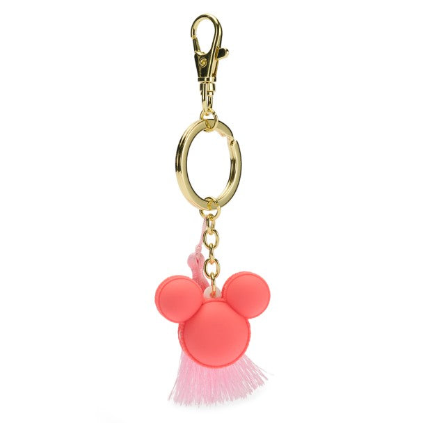 Llavero macaron con ícono de Mickey Mouse - rosado