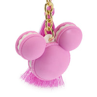 Llavero macaron del ícono de Mickey Mouse morado