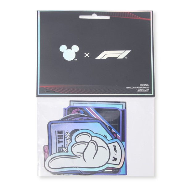 Set de stickers Disney x Formula 1 de Mickey Mouse