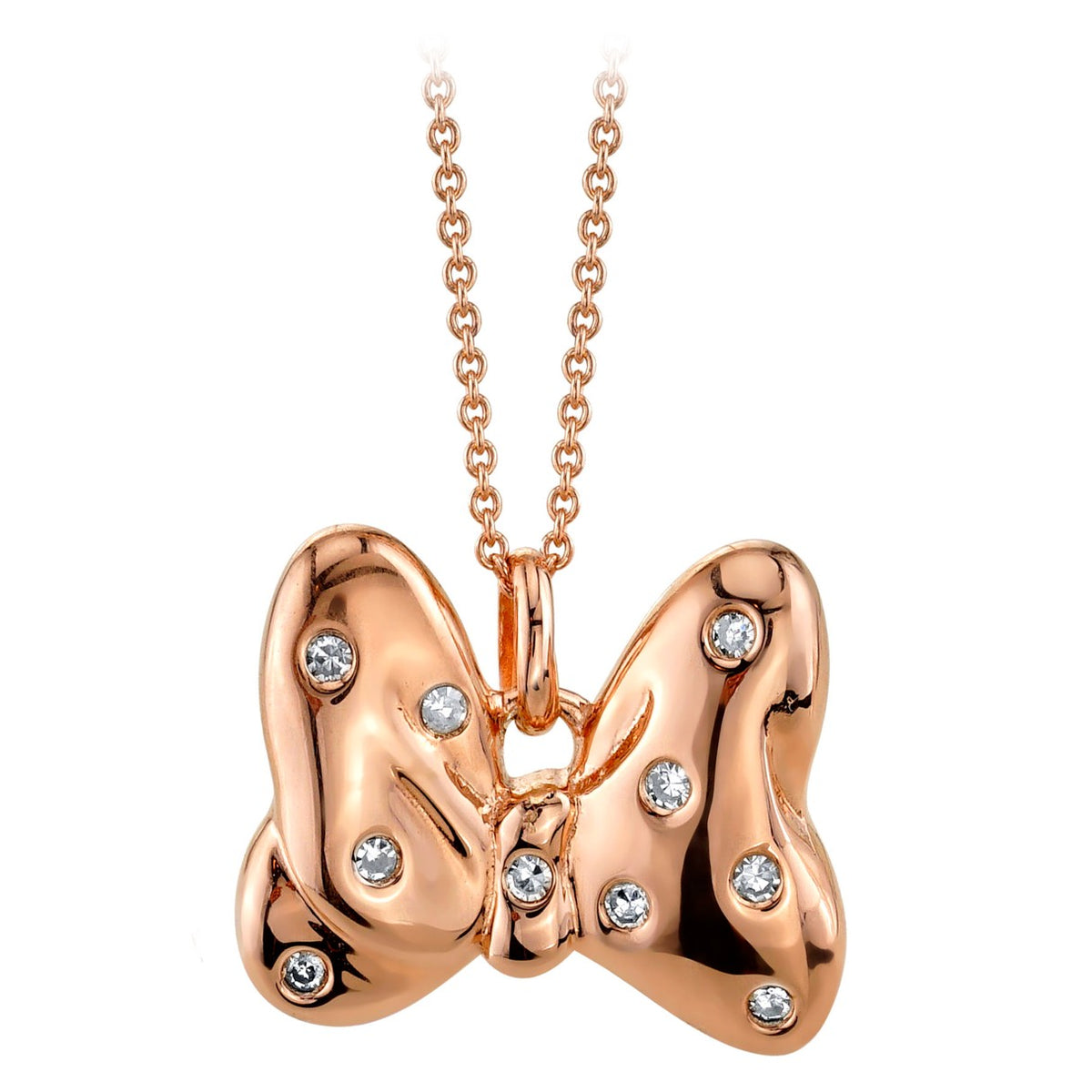Collar con colgante de lazo de Minnie Mouse