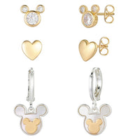Set de aros de nácar de Mickey Mouse