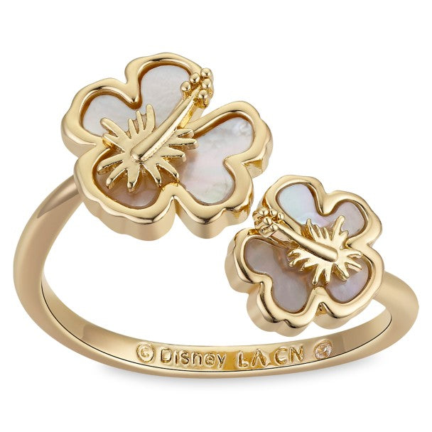 Anillo abierto de hibisco de Lilo & Stitch