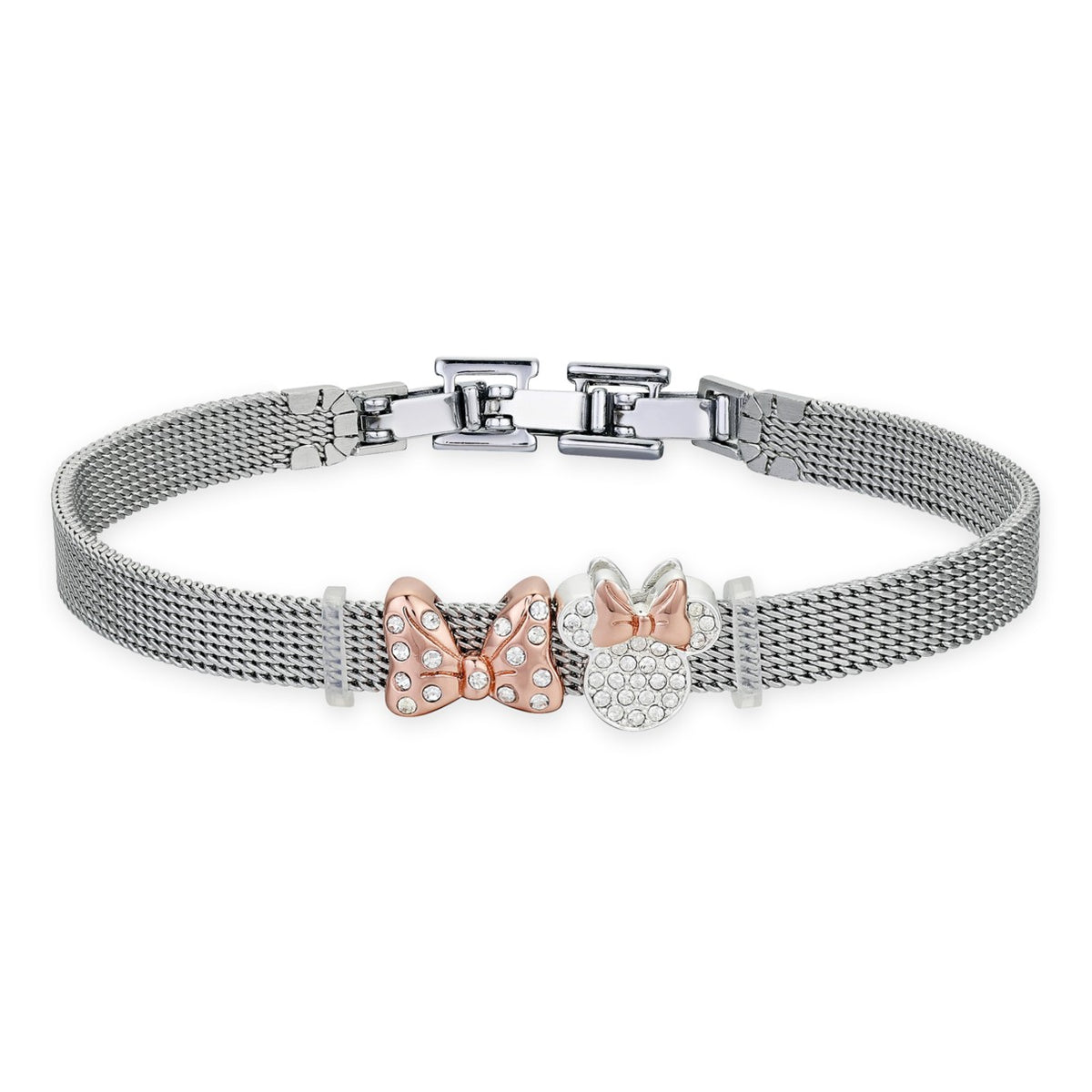 Pulsera de malla con lazo de Minnie Mouse
