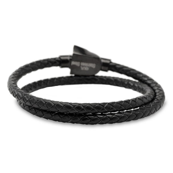 Pulsera doble vuelta con casco de Darth Vader