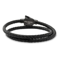 Pulsera doble vuelta con casco de Darth Vader