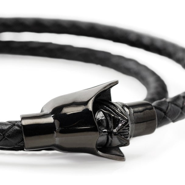 Pulsera doble vuelta con casco de Darth Vader