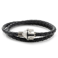 Pulsera doble vuelta con casco de The Mandalorian