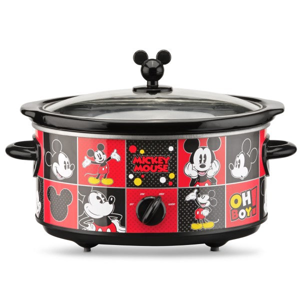 Olla de cocción lenta de Mickey Mouse con recipiente para dips
