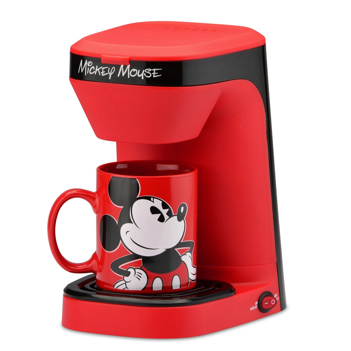 Cafetera de una taza Mickey Mouse