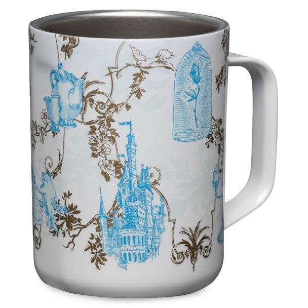 Taza de acero inoxidable Belle - La Bella y la Bestia