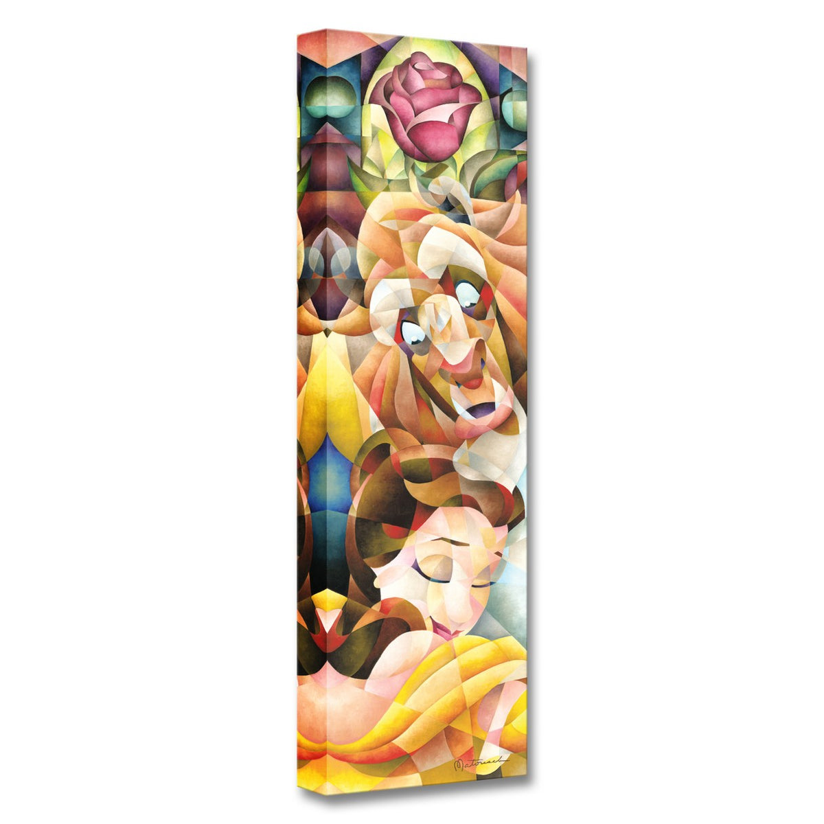 Beauty and the Beast: True Love's Embrace en lienzo