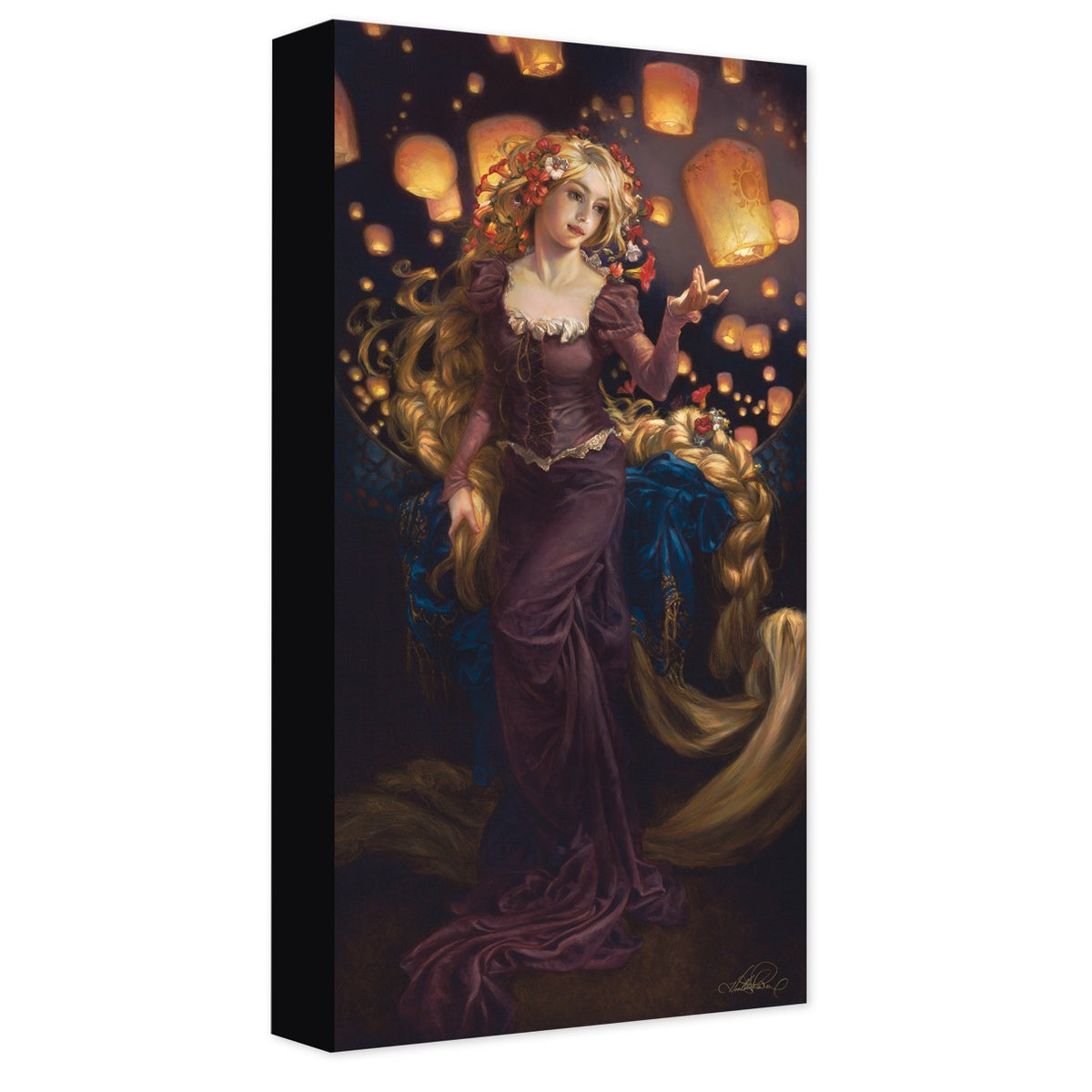 Cuadro giclée de Rapunzel: «Veo la luz»