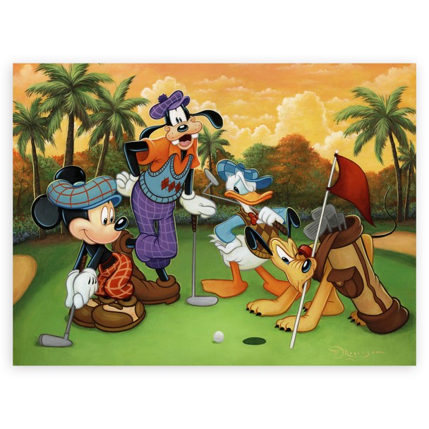 Giclée de Mickey Mouse y sus amigos: Fabulous Foursome
