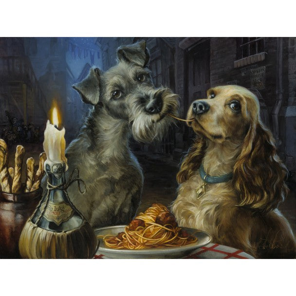 Lady and the Tramp: Bella Notte - Obra en lienzo