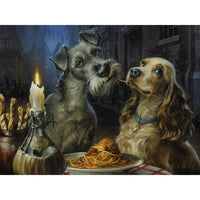 Lady and the Tramp: Bella Notte - Obra en lienzo